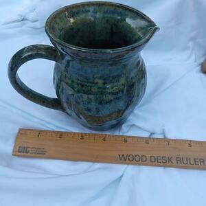 Pottery Stout Heavy 7" Pitcher Creamer Hot Butter
